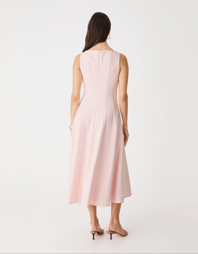 Forcast - Sally Panel Midi Dress