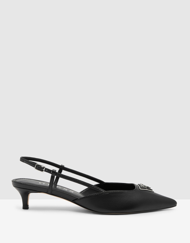 GUESS - Jesson Sling Back Kitten Heels