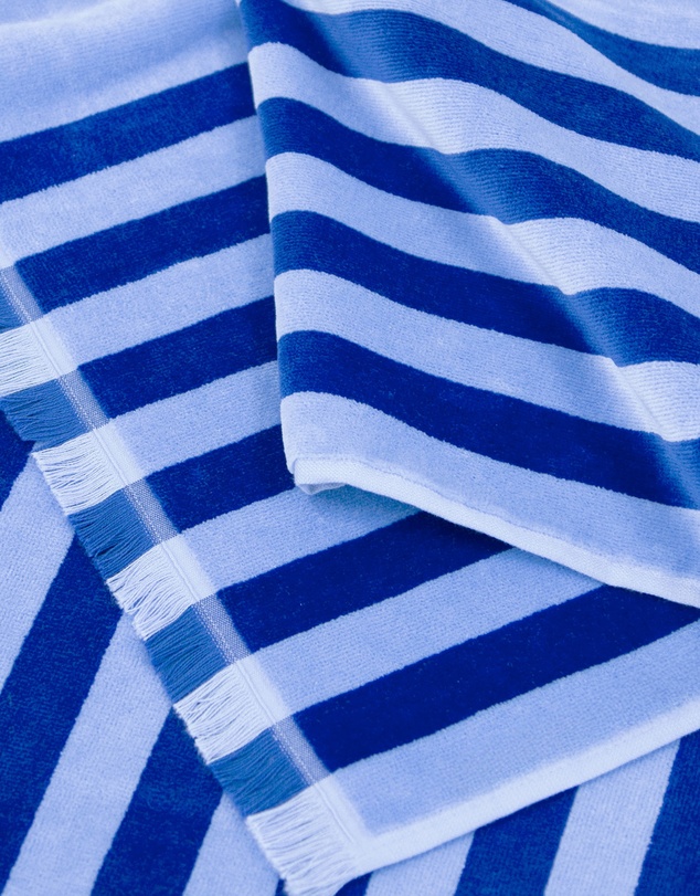 Aura Home - Palma Stripe Australian Cotton Beach Towel