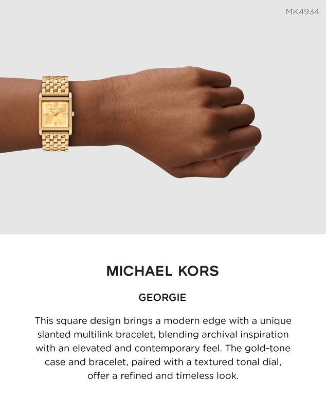 Michael Kors - Georgie Gold Tone Analogue Watch