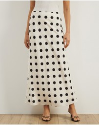Atmos&Here - Felicity Polka Dot Maxi Skirt