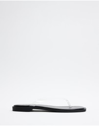Dazie - Ruby Clear Thongs