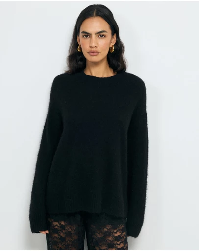 AERE - Jori Wool Blend Oversized Knit Jumper
