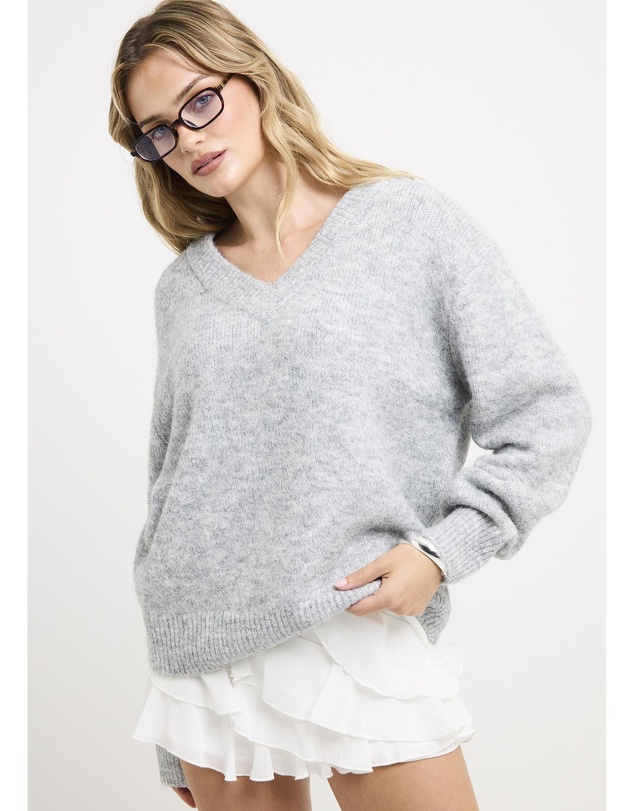 Subtitled - Grace V Neck Knit Jumper