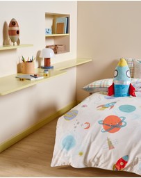 Linen House Kids - Racer Rocket Novelty Cushion