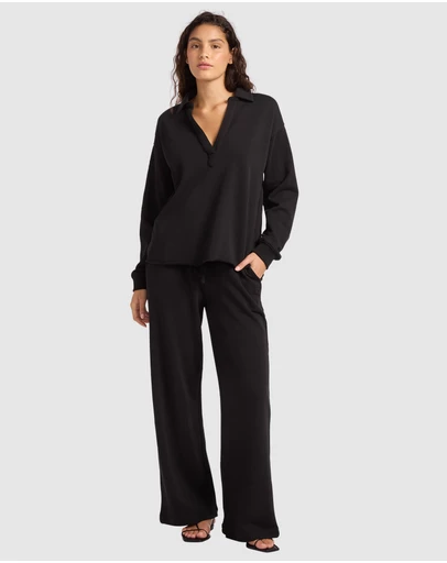Seafolly - French Terry Polo Popover