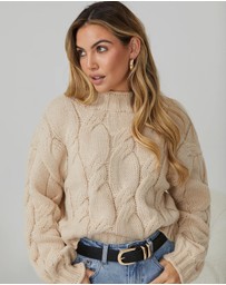 Esther & Co - Hadi Knit - Beige