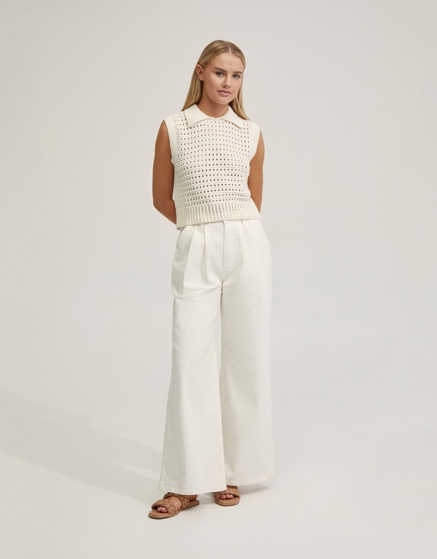 Oxford - Tory Cotton Knitted Vest