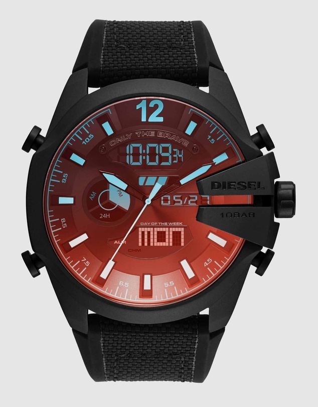 Diesel - Mega Chief Black Analogue-Digital Watch