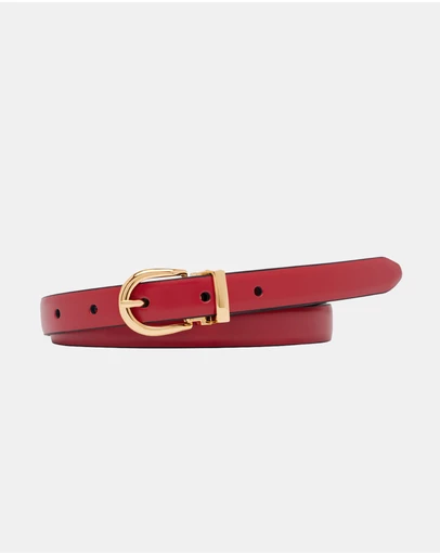 Buckle - Mallee. Australian Made Reversible Leather Belt. 19mm width.