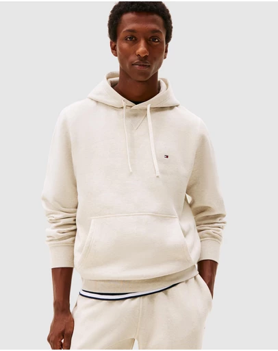Tommy Hilfiger - Flag Embroidery Fleece Hoody