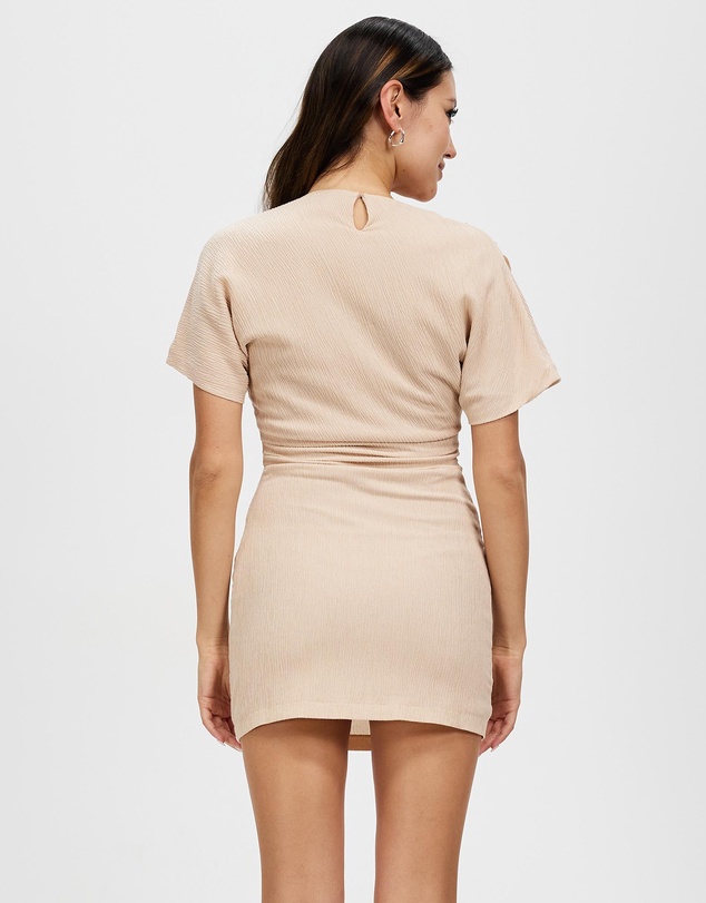 Third Form - Electric Tucked Tee Dress
