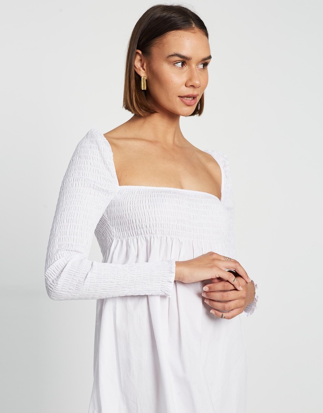 Third Form - Full Form Shirred Babydoll Dress
