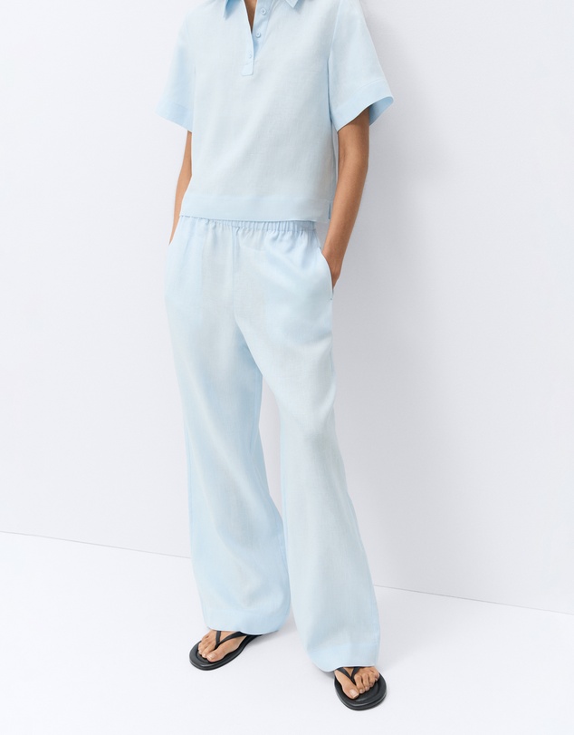 UNISON - Essential Linen Wide Leg Pant