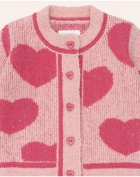 Huxbaby - Heart Tipped Cardigan - Babies-Kids