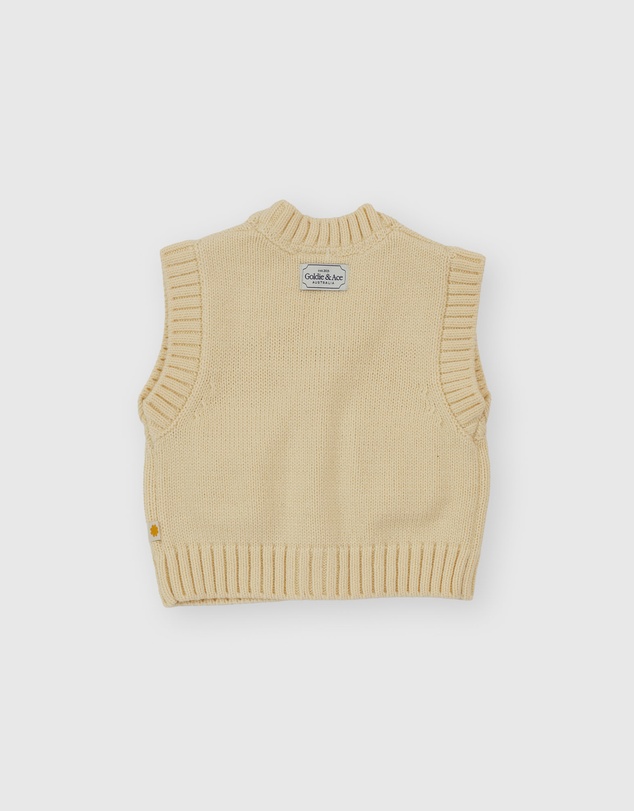 Goldie + Ace - Apple Pocket Knit Vest - Babies-Kids