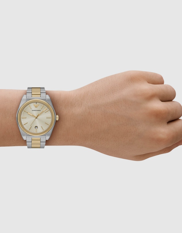 Emporio Armani - Two Tone Analogue Watch
