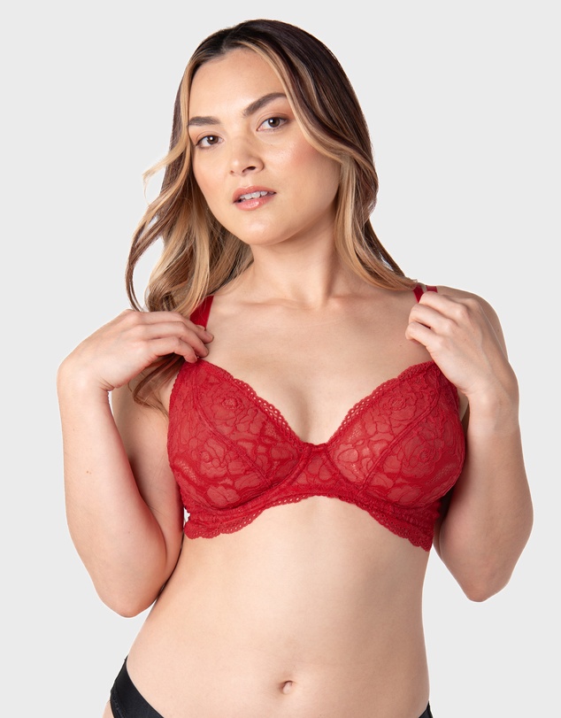 Hotmilk Maternity Lingerie - Heroine Plunge Nursing Bra
