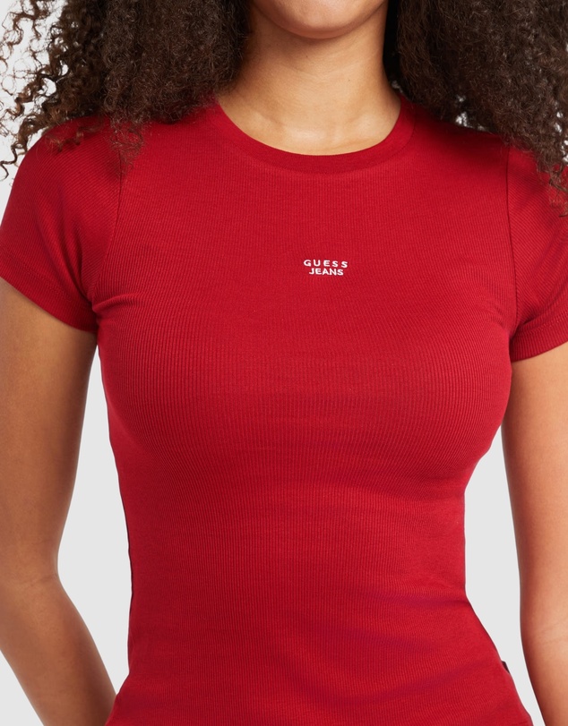 GUESS - GUESS JEANS Slim Short Sleeve Top