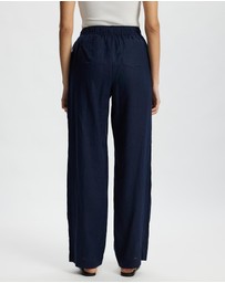 White By FTL - Robin Linen Pants