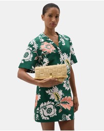 Oroton - Etta Medium Clutch Texture