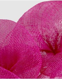 Max Alexander - Large Lilly Fuchsia Flower Fascinator