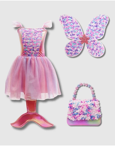 Pink Poppy - Mermaid Sparkle Dress-Up Bundle