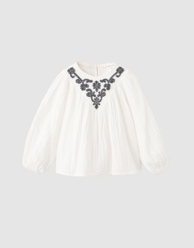 M.N.G - Collar Blouse - Babies-Kids