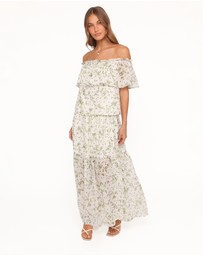 Petal & Pup - Vanessa Maxi Skirt Set - Green Leaf