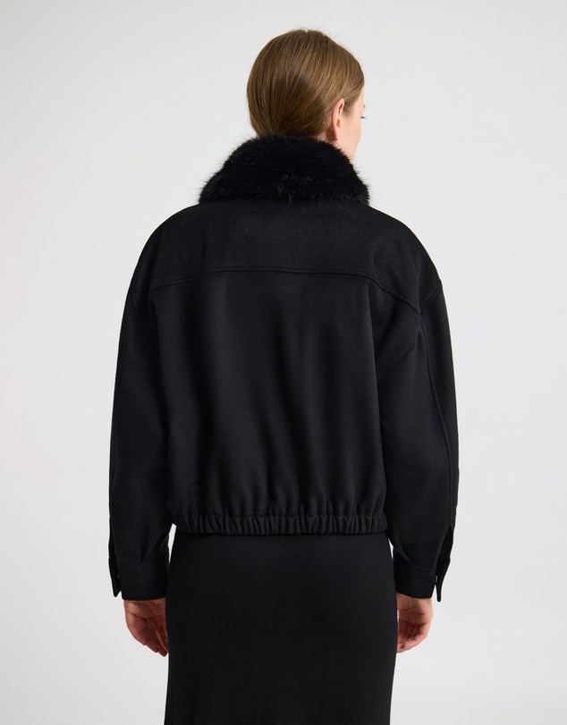 Oxford - Freja Detatch Faux Fur Trim Jacket