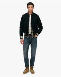 Superdry - Varsity Monogram Wool Bomber