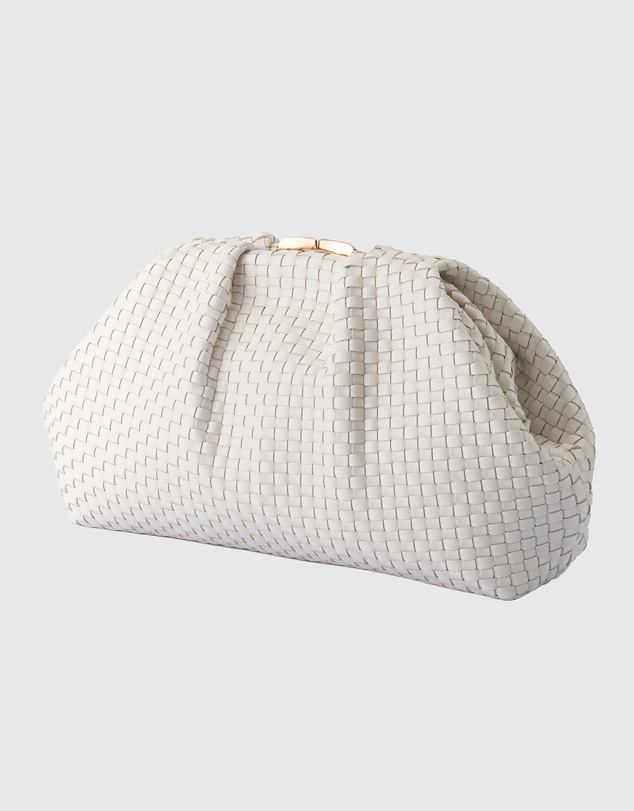 Olga Berg - Martinique Woven Clutch