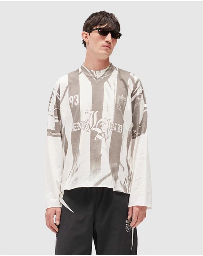Represent - Printed LS Football Top