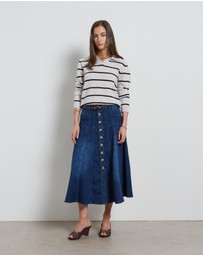 DRICOPER DENIM - Gabby Flare Skirt