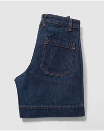 & Other Stories - High-Waist Denim Shorts