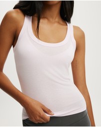 Cotton On - Sheer Layer Scoop Tank