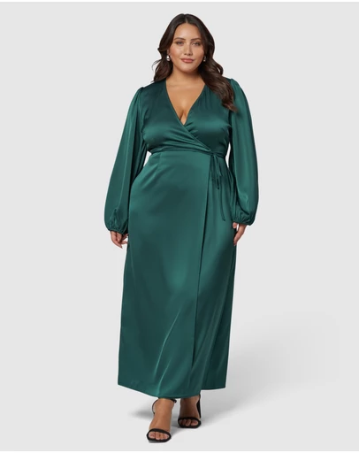 Pink Dusk by Curve Project - Crazy In Love Maxi Dress