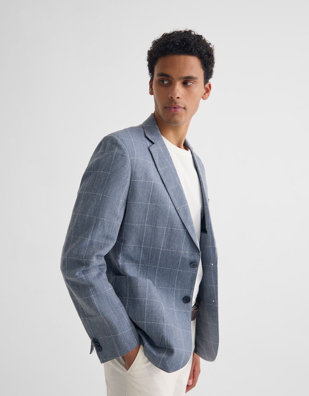 Oxford - Milton 1/2 Lined Checked Blazer