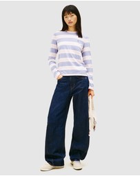 Tommy Jeans - Regular S Flag Jersey Long Sleeve Tee