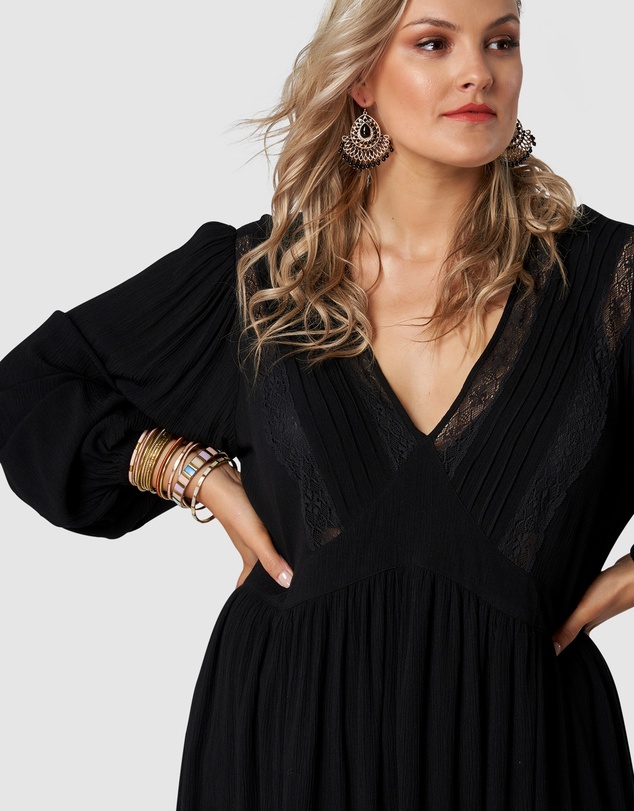 The Poetic Gypsy - Night Love Midi Dress