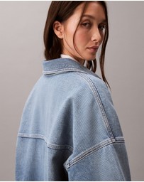 Calvin Klein Jeans - Denim Boyfriend Button-Down Shirt