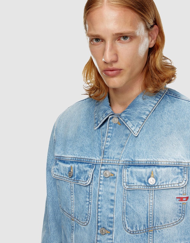 Diesel - Regular-fit trucker jacket