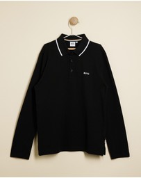 BOSS - Long Sleeve Polo - Kids-Teens