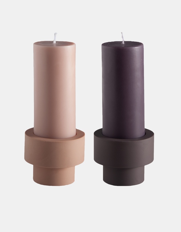 porter green - flipp sml silicone unbreakable candle holder set