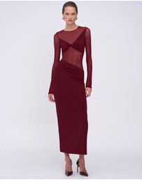 Suboo - Auguste Long Sleeve Mesh Jersey Maxi