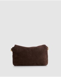 Evity - Clara Suede Leather Grab Bag