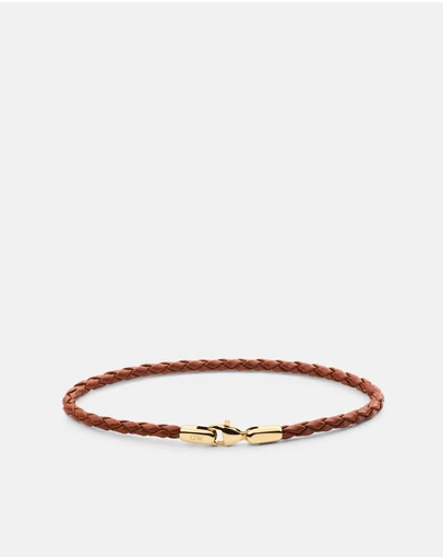 Daniel Wellington - Daniel Braided Leather Bracelet St Mawes 3.0mm G