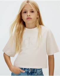 Calvin Klein Jeans - Girls Boxy Logo T-Shirt