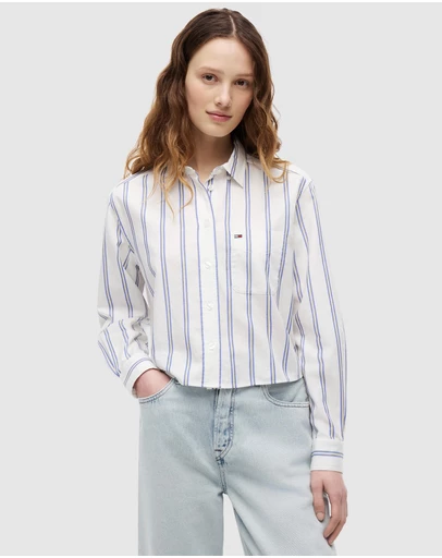 Tommy Jeans - Relaxed Crop Shirt