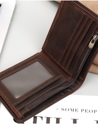 KAJA Clothing - Dark Oak Leather Wallet